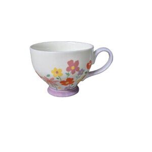Davids Tea Floral Footed Tea Cup